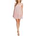 Floral Ruffle Strap Trapeze Minidress