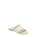 Zip Detail Slide Sandal