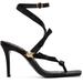 Black Emily Heeled Sandals