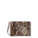 Leopard Print Leather Pouch