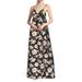 Jessica Floral Print Gown