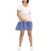 Colorblock Tiered Maternity/nursing Dress