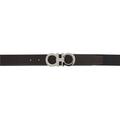 Black & Brown Gancini Reversible Belt