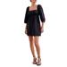 Isadora Solid Beaded Knot Cover-up Dress