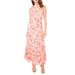 Floral Tiered Smocked Waist Maxi Dress