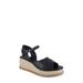 Danny Ankle Strap Espadrille Platform Wedge Sandal