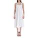 Simone Halter Neck Linen Midi Dress