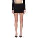 Black Le Chouchou 'la Mini Jupe Caraco' Miniskirt