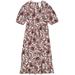 Arak Floral Silk Midi Dress