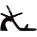 Black Slingback Heeled Sandals