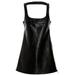 Vinyl Reedition Square-neck Mini Dress