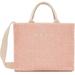 Pink Small East West Tote