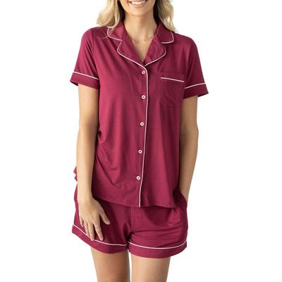 Clea Classic Short Sleeve Maternity/nursing/postpartum Pajamas
