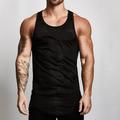 Men's Tank Top Vest Top Undershirt Plain U Neck Sport Daily Polyester Sleeveless Mesh Clothing Apparel Fashion Muscle Workout