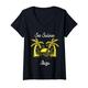 Damen Ses Salines, Ibiza T-Shirt mit V-Ausschnitt