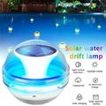 Outdoor Solar Water Drift Lamp LED Floating Lights IP65 Waterproof For Swimming Pool Light Submersible LED Lights Garden Pool Pond Fountain Colorful Lighting 1X 2X