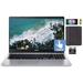 ACER 2023 Flagship Chromebook 15.6 FHD 1080p IPS Touchscreen Light Laptop Intel Celeron N4020 (Up to 2.8GHz) 4GB RAM 64GB eMMC HD Webcam WiFi 5 12+ Hours Battery Chrome OS w/HubxcelAccessory Silver