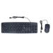 Wired Keyboard Mouse Combo Ergonomic Design 113 Keys Wired Keyboard 1000DPI Wired Mouse for Desktop Laptop