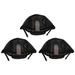 3Pcs Wig Caps Soft Breathable Flexible Nylon Dome Stocking Wig Cap for Making Wigs Women Men