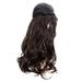 Mardi Gras Wig Black Swernstore Wigs Hat Hair Scroll Big Wave Women s