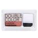 Professional Double Color Eye Shadow Palette Glitter Powder Waterproof With Brush(#03)