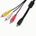 Video Audio AV Cable Mini USB to 3 RCA for Canon Camera IXUS 990 IS 980 IS 970 IS 870 IS 200