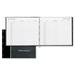 National Paper-1PK Hardcover Visitor Register Book Black Cover 9.78 X 8.5 Sheets 128 Sheets/Book