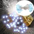 Beppter String Lights Indoor Bedroom String Lights for Outside 3 M 20 Lights Led Light String Led Fabric Love Heart Light String Room Decoration Light Romantic Heart Romantic Confession String Light