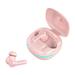 Blasgw Noise Canceling In-Ear Wireless Bluetooth Headset BT5.3 Gaming Streaming Light Headset Pink