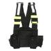 Radio Harness Bag Fluorescent Green Adjustable Shoulder Straps Universal Walkie Talkie Chest Bag for 2 Way Radio