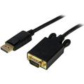 StarTech.com 6ft (1.8m) DisplayPort to VGA Cable - Active DisplayPort to VGA Adapter Cable - 1080p Video - DP to VGA Monitor Cable - DP 1.2 to VGA Converter - Latching DP Connector (DP2VGAMM6B)