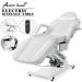 Artist hand Electric Massage Table Adjustable Facial Bed Beauty Spa Salon Tattoo Chair with Remote Control(White)