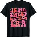 Retro 16th Birthday Shirt - Funky Throwback Tee for Sweet Sixteen Party