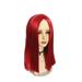 Biweutydys Christmas Horror Anime Wig Mid Red Long Straight Cosplay Cos Wig Wig Grip Cap for Glueless Wig