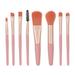 8pcs Makeup Brushes Set Portable Professional Cosmetic Blending Face Powder Brushes for Women GirlsPink jiarui