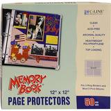 Memory Book Top-Loading Page Protectors 12 X12 50/Pkg-62227