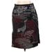 KORS Michael Kors Casual Skirt: Black Graphic Bottoms - Women's Size 8
