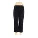 Lands' End Casual Pants - High Rise: Black Bottoms - Women's Size 8 Petite