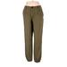 Ci Sono Casual Pants - High Rise: Green Bottoms - Women's Size Large