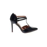 Journee Collection Heels: Pumps Stilleto Cocktail Party Black Print Shoes - Women's Size 10 - Pointed Toe