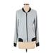 Athleta Track Jacket: Gray Jackets & Outerwear - Women's Size Small