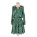 White House Black Market Casual Dress: Green Dresses - Women's Size Small