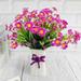 Mother s Day Gifts Artificial Flowers Stems 8 Bunches Of Artificial Daisy Flowers Outdoor Fake Autumn Flower Decorations Non-Fade Faux Plastic Autumn Flowers Garden Porch Window Frame Decoration