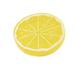 Clearance! JWDX Desktop Ornament Desktop Ornament Promotion Simulation Fruit Plastic Lemon Slice Ornaments Inflatable Fruit Slice Lemon Slice Simulation Lemon Slice Yellow