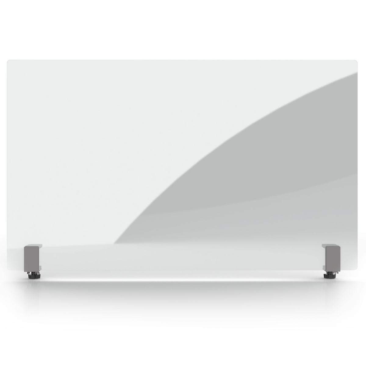 Magnetoplan Hygieand Thekenaufsteller mit Klammern - 100x60cm - Transparent - Acryl Image