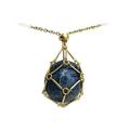 Soug Crystal Stone Holder Necklace DIY Women Vintage Necklace Empty Stone Cage New