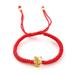 2024 Chinese New Year of Dragon Red String Handwoven Bracelet Lucky Dragon Red String Bracelet Feng Shui Dragon Charm Rope Adjustable Bracelet for Women Girls Jewelry S1C6