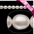 White Pearl Beads B+ Grade Well Luster And Shine Natural Color Cultured Freshwater Pearls Rice 10-9.5mm x11-10mm