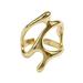 Gold Silver Color Trend Vintage Elegant Irregular Adjustable Rings Women Punk/ C7R4