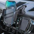 Phone Mount for Car [ Off-Road Level Suction Cup Protection ] 3in1 Long Arm Suction Cup Holder Universal Cell Phone Holder Mount Dashboard Windshield Vent Compatible with All Smartphones